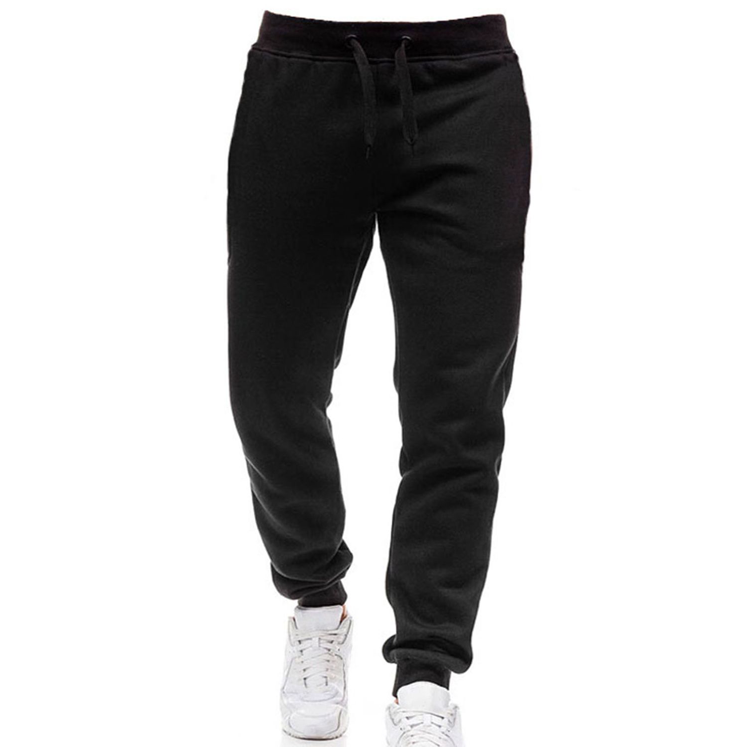 Trousers Elastic Waist Loose Warm Pants
