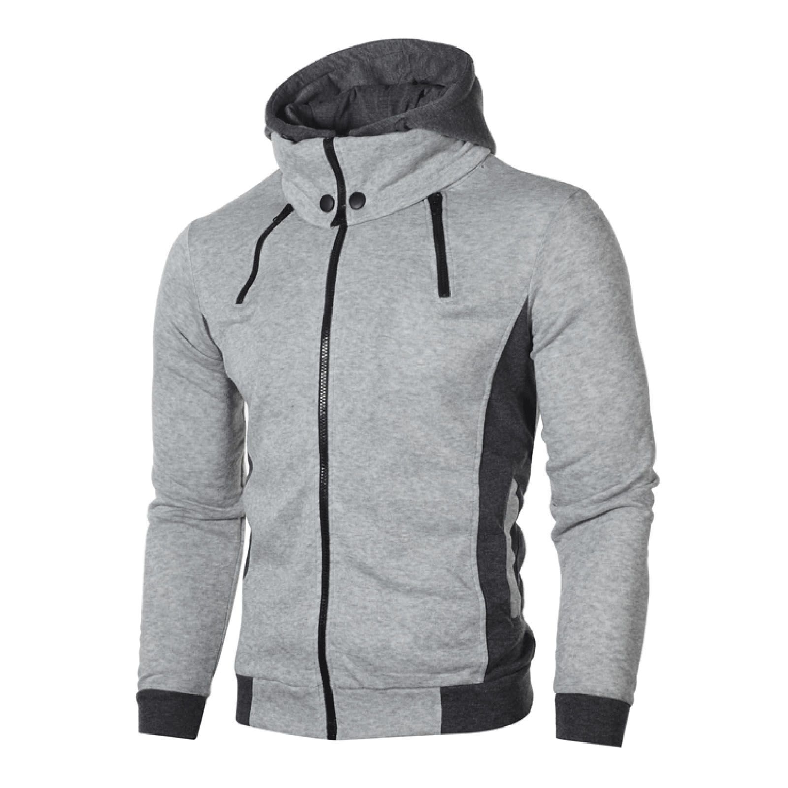 Men Coat Elastic Cuff Breathable Spring Hoodie