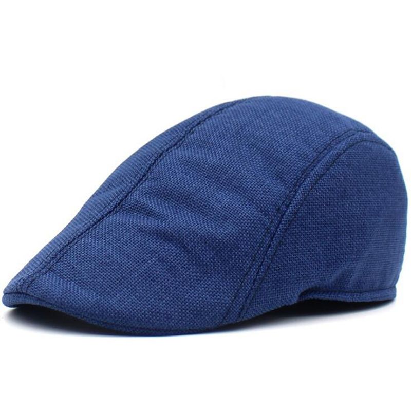 Men Beret Cap Black Hats Men Cowboy Hat Golf Driving Autumn Flat Newsboy Cap Summer Outdoor Sun Hat