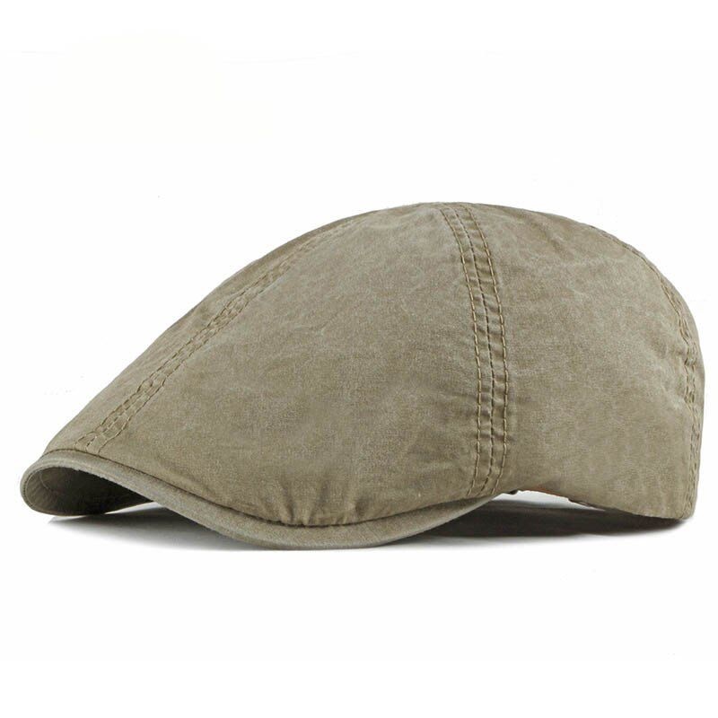 Fibonacci Washed Newsboy Hat Men Women Brand Quality Retro Cabbie Ivy Flat Cap Spring Summer Newsboy Caps