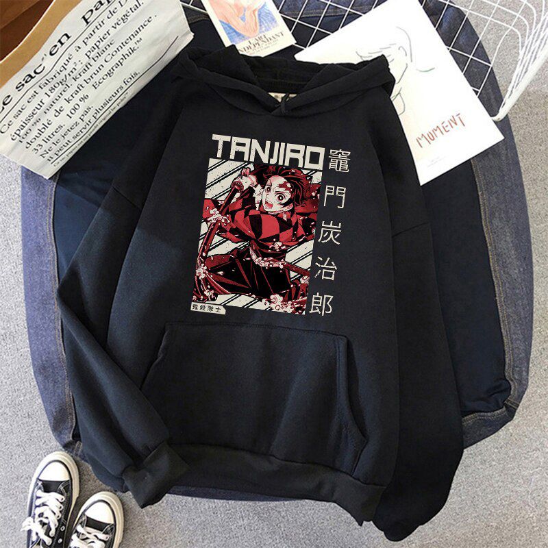 Kimetsu No Yaiba Men/women Demon Slayer Hoodies Harajuku Anime Japan Kawaii Hoodie Kimetsu Cartoon Sweatshirt Tanjiro Nezuko