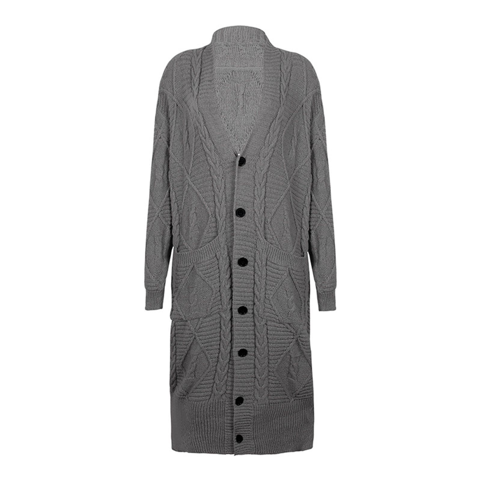 Female Sweater Loose Acrylic Fiber Women Knitted Overcoat