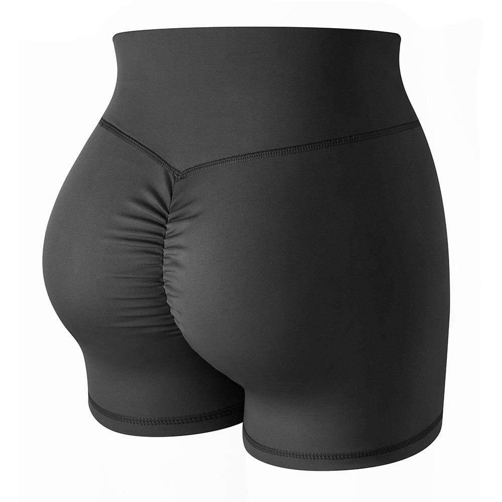 High Waisted Yoga Shorts for Women Workout Shorts Tummy Control Running Shorts Sports Gym Ruched Butt Lifting Hot Leggings