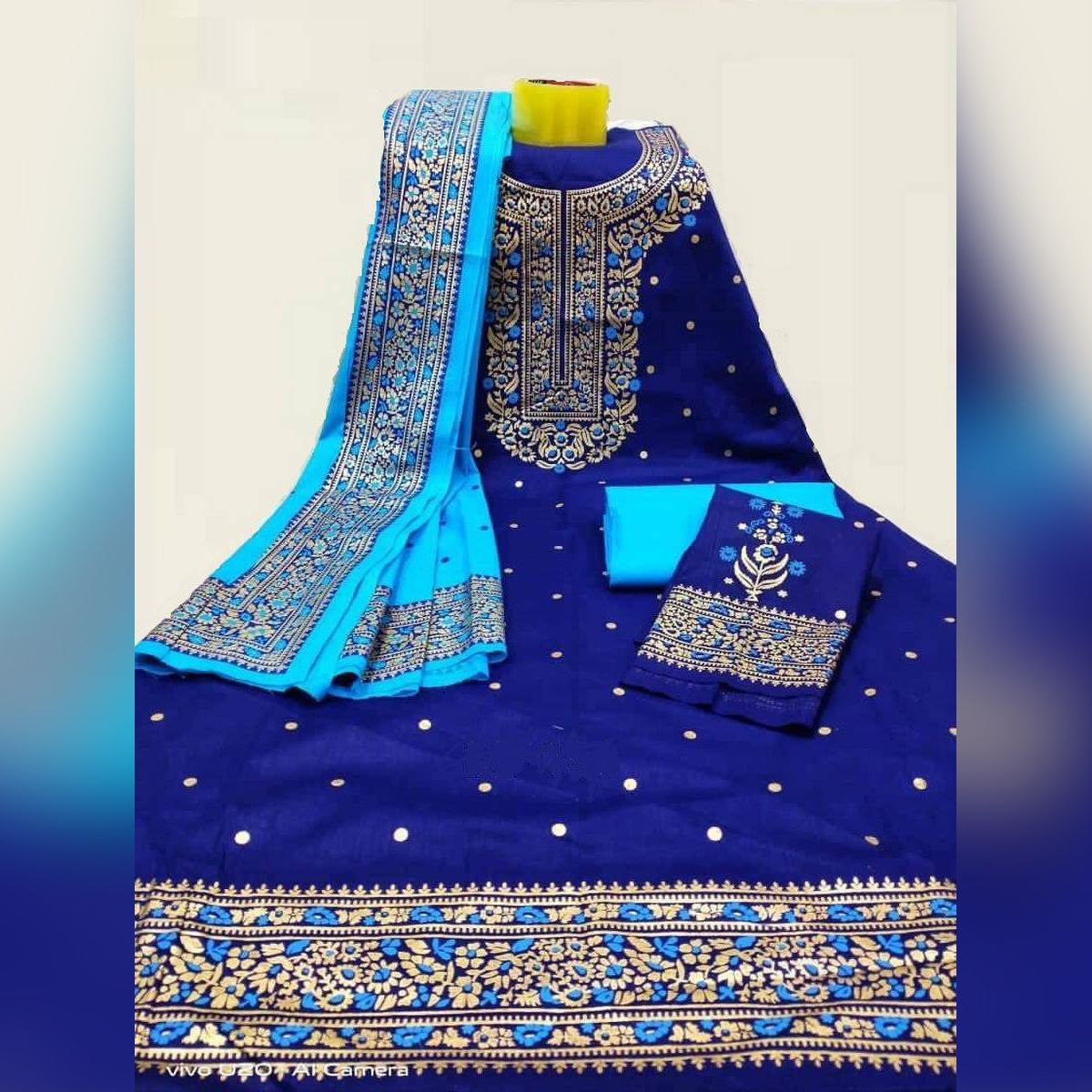 New Georgious Unstiched Afsan Printed Three Piece For Women