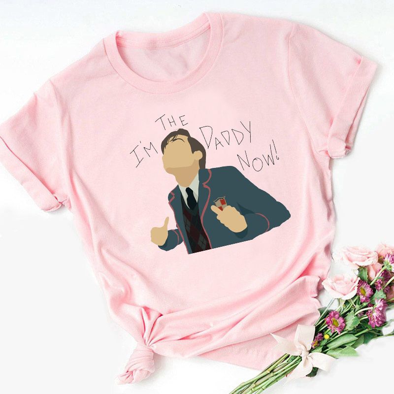 Women Graphic Diego Cha-Cha Anime Tshirt The Umbrella Academy Harajuku T Shirt Funny Cartoon T-shirt Casual 90s Top Tees Female
