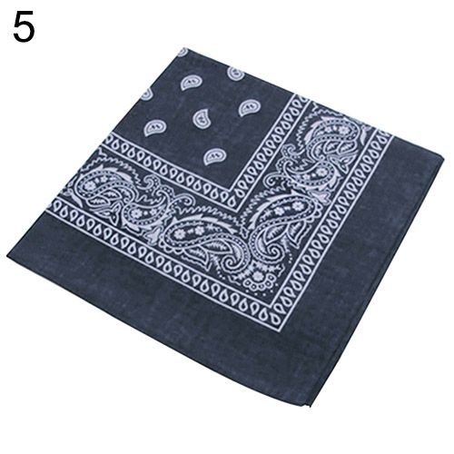 Women Men Hairband Hiphop Sports Headwear Square Head Scarf Bandana 55x55cm
