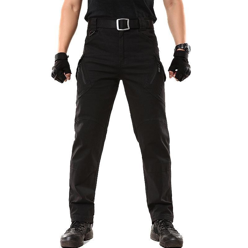 Men's Tactical Pants Multi Pocket Elastic Waist Military Trousers Male Casual Cargo Pants Men Clothing Slim Fit Sweatpants