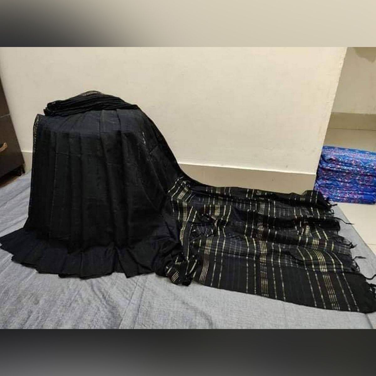 Exclusive Halfsilk Monipuri Jhum saree for women