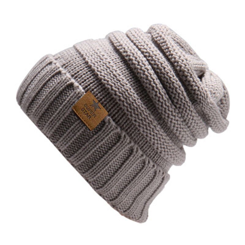Winter Brand super star caps lady warm Winter Hat For Women Girl 'S Hat Knitted Beanies Cap Hat Thick Women'S Skullies Beanies