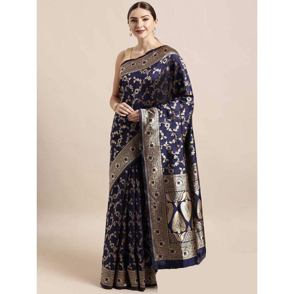 Glamour & Glorious Marvelous Gorgeous New Design High Quality Printed Silk Saree With Gorgeous Blouse Piece for Woman - 19