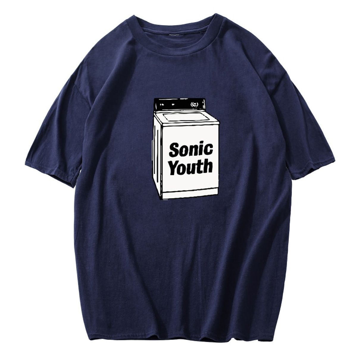 sonic  rock band pumen T-shirts Casual oversized tee shirt  Summer tops breathable cotton T shirt men clothes harajuku