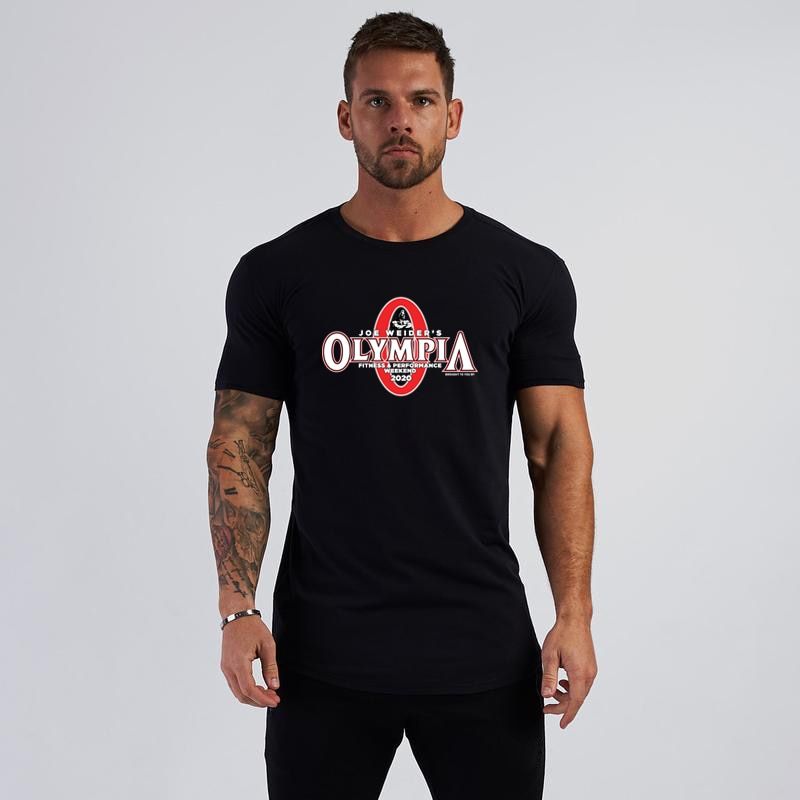 Brand Summer Men's Fashion Casual Short Sleeve T-shirt Cotton Clothing Bodybuilding Muscle Gyms Sport Fitness Trend Print Tops