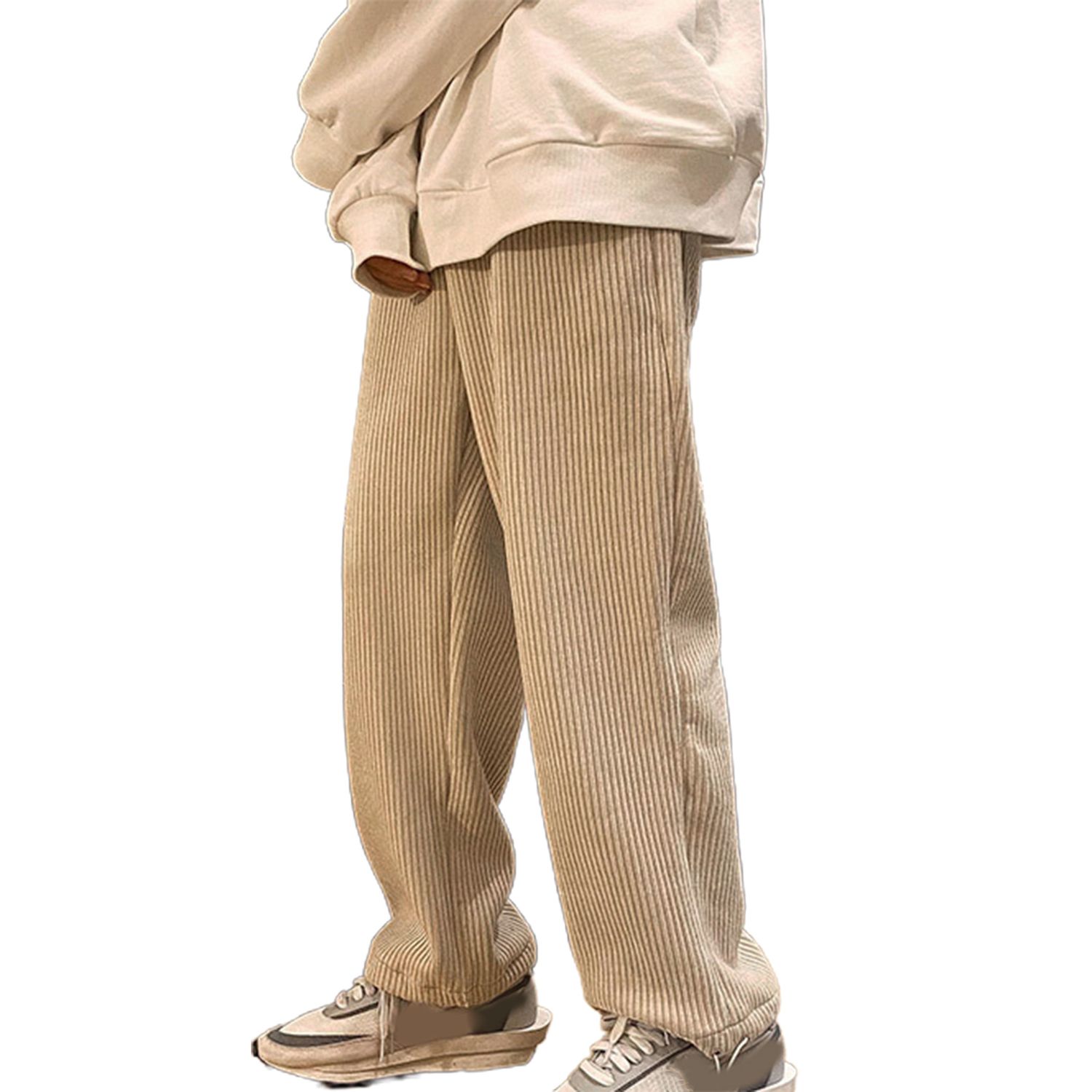 Spring Trousers Tie Leg Tie Leg Elastic Waist Spring Trousers