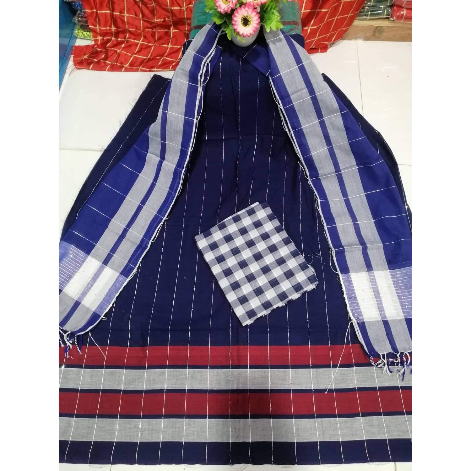 ?????? ???? ???-Tater Cotton Three Piece [3 Piece] For Women
