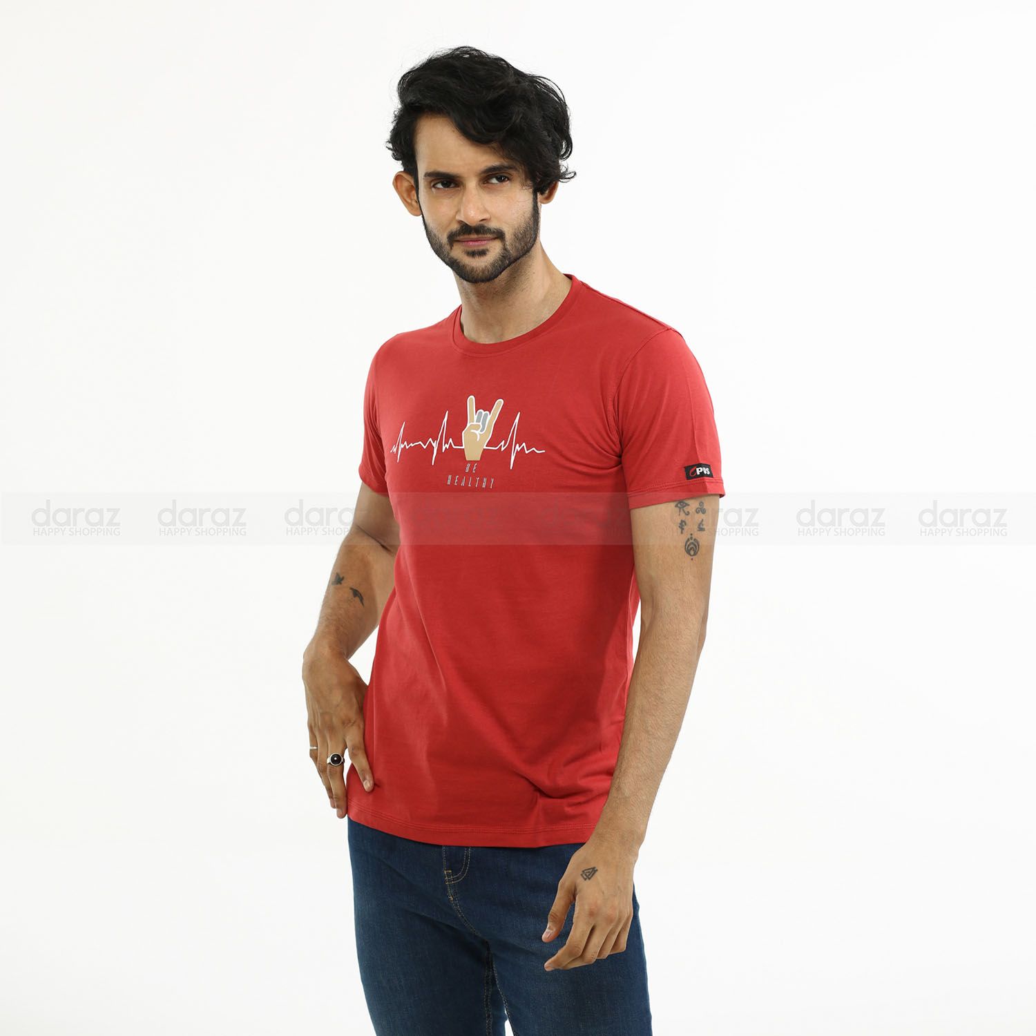 Red T-Shirt For Men's
