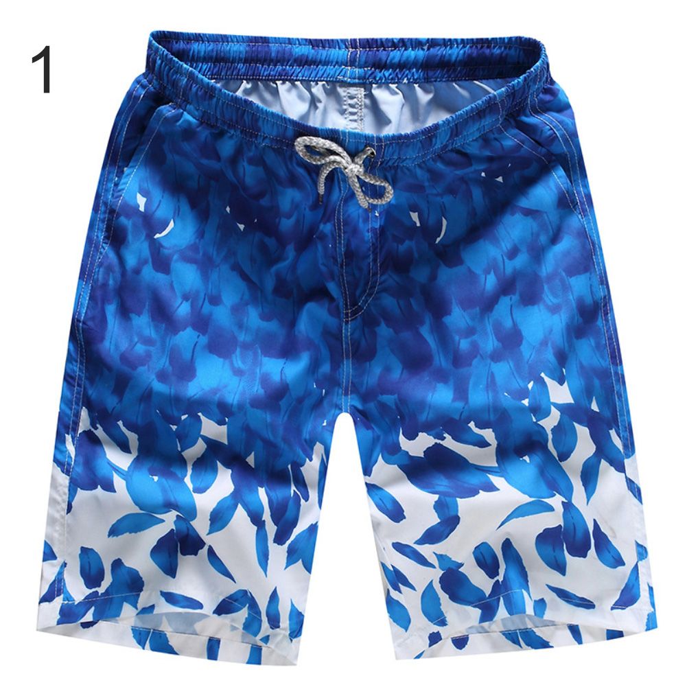 Plus Size Summer Beach Shorts Pants Men Swimming Trunks