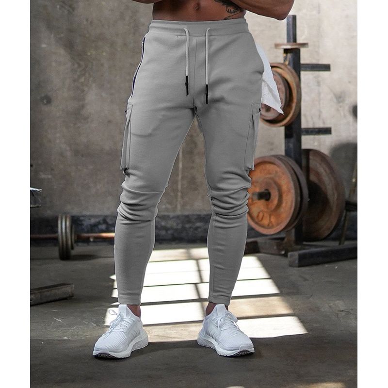 Men Joggers Casual Pants Fitness Men's Sportswear Tracksuit Bottoms Skinny Sweatpants Mael Jogger Cargo Bodybuilding Trousers