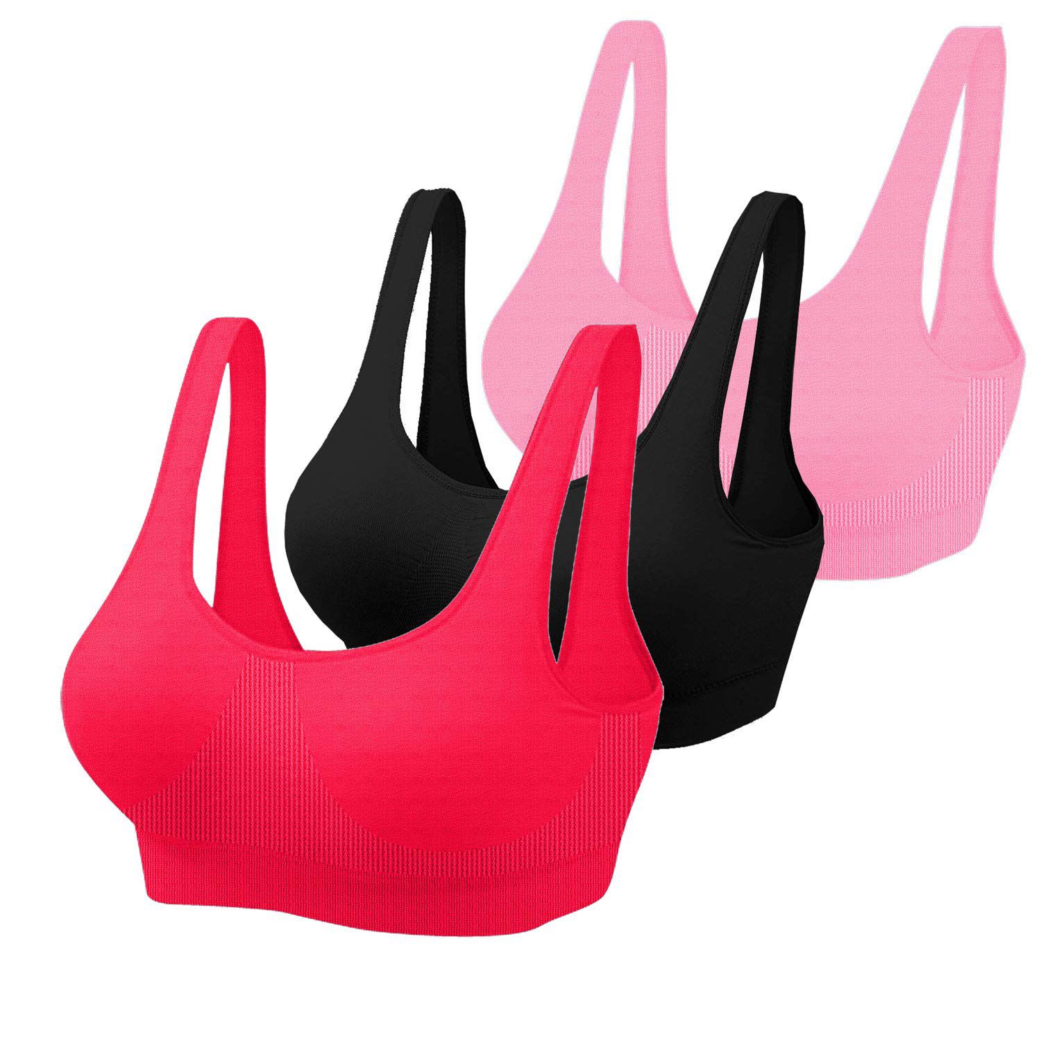 Multi Color Air Bra For Women - 3 Pieces