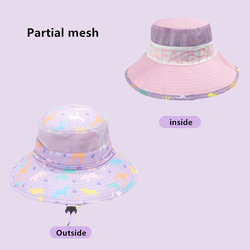 Kids Summer Large Brim Beach Sun Hat Children UV Protection Female Boys Girls Style Fashion Children Sun Cap UPF50+