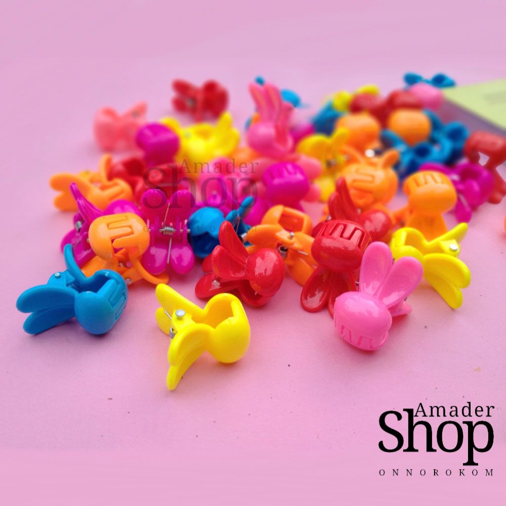 15 Piece  Multicolor Hair Clip Kakra clip For Women & Girls