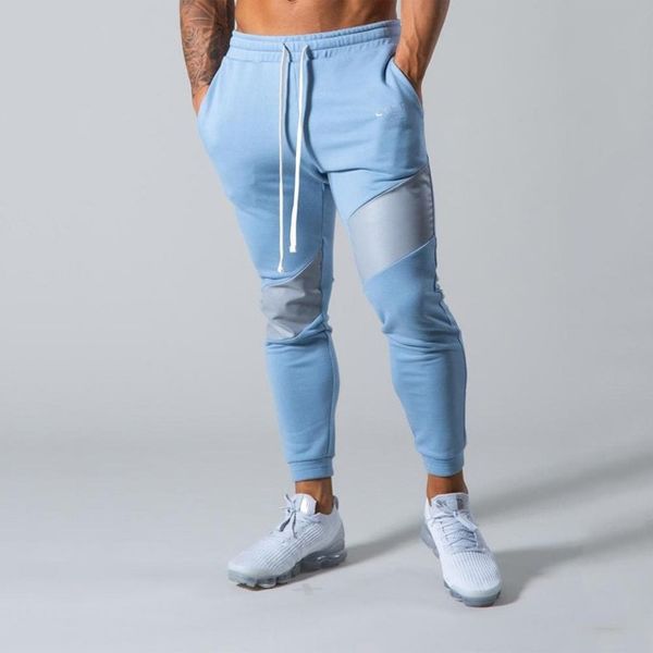 Mens Jogging Pants Fitness Men Sportswear Tracksuit Casual Bottoms Skinny Sweatpants Trousers Gyms Jogger Track Pants
