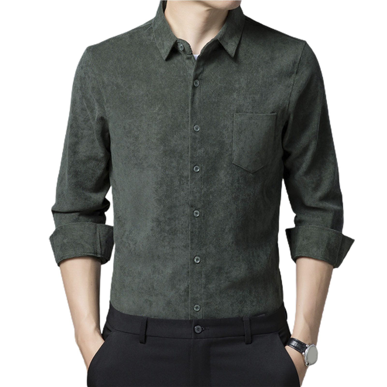 Business Shirt Pure Color Simple Business Shirt