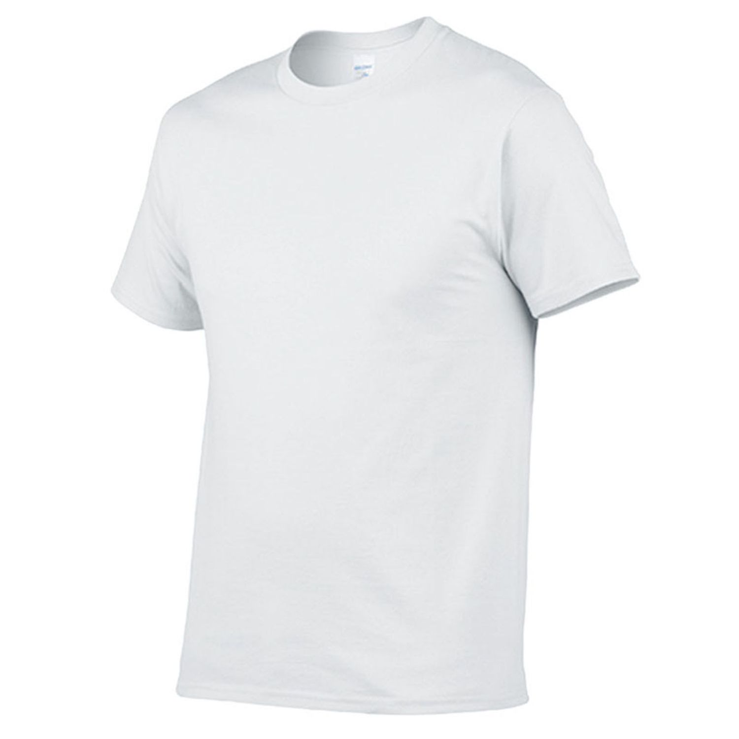Men Shirts O Neck Breathable Polyester Pure Color Blouse for Sport
