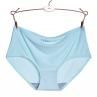 Women y Soft Elastic Seamless Breathabled Rise Panties Briefs Underwear