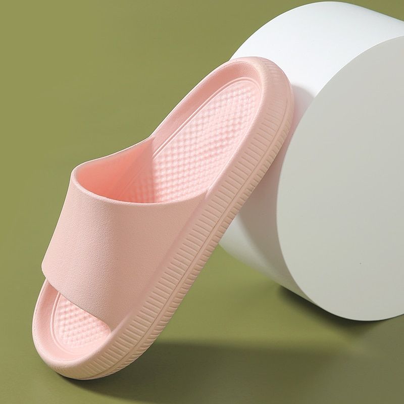 Men Slippers Sandalias Mujer Fashion Summer Eva Soft  Sandals Leisure Ladies Indoor Bathroom Shower Anti-slip Woman Shoes