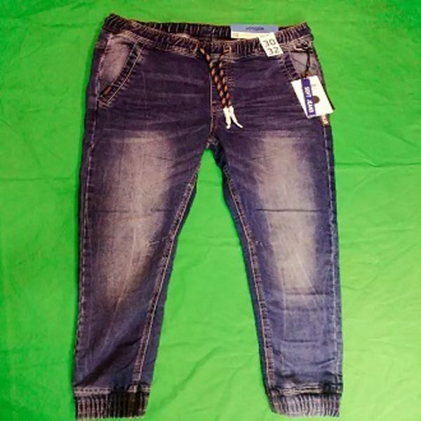 Blue Denim Jeans Jogger  For Men