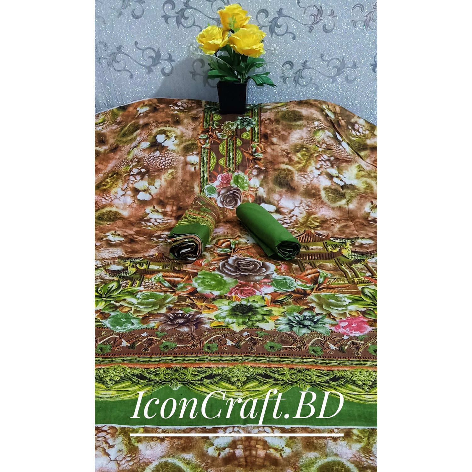 Digital,Ferdous lawn,3pec,malhar design,cotton,dress,women,collection,dress,suti,three pis