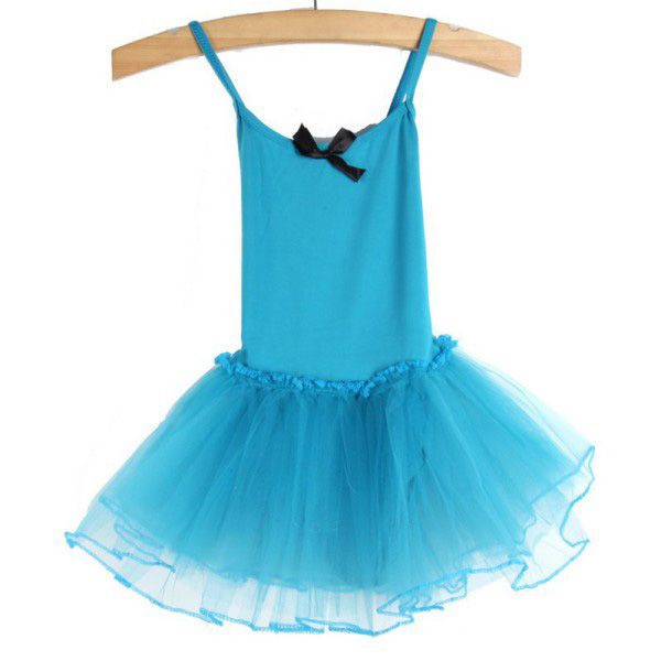 Kids Girls Party Ballet Costume Tutu Dance Skate Dress Leotard 2-7Y