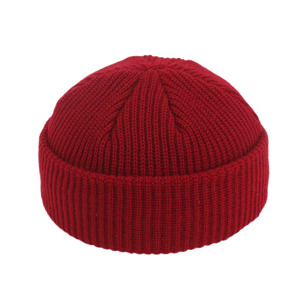Winter Warm Knitted Skullcap Casual Short Thread Hop Hat  Men Beanie Wool Knitted Beanie Skull Cap Elastic Hats Unisex