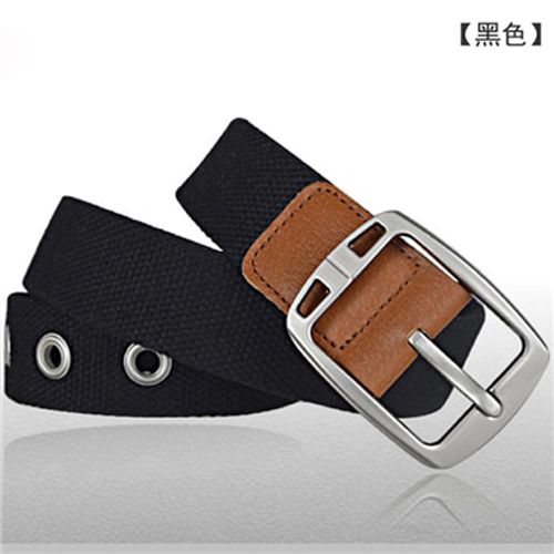 Canvas Belts Khaki/green/blue/black Men Belt with Alloy Buckle Men Casual High Quality Belt 100cm/100cm/125cm