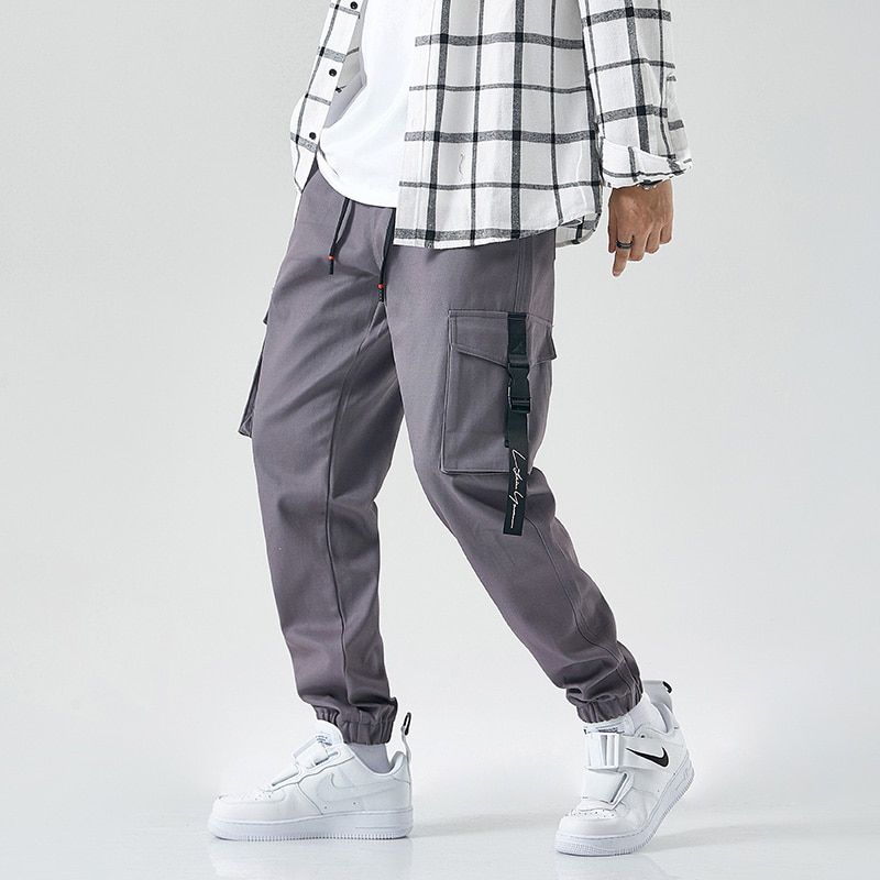SENSELIM-8Xl Spring New Men's Overalls Classic Outdoor Pure Cotton Casual Multi-Pocket Overalls Men's Trousers