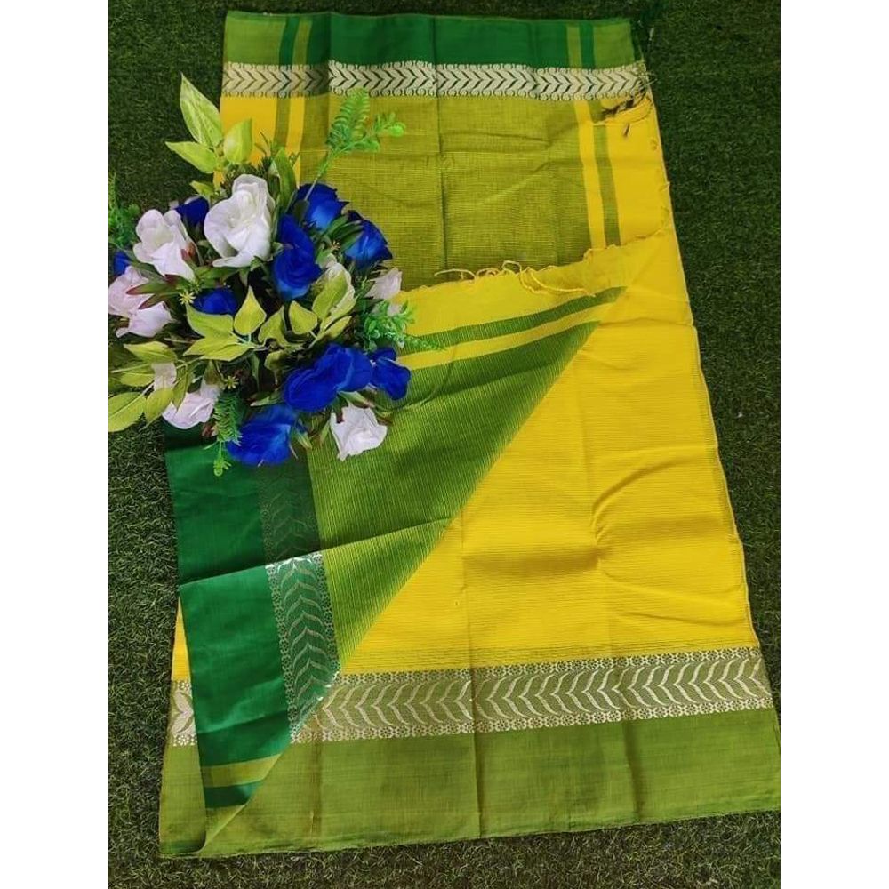 Exclusive Multicolor. Dhanshiri Cotton Saree  for Women