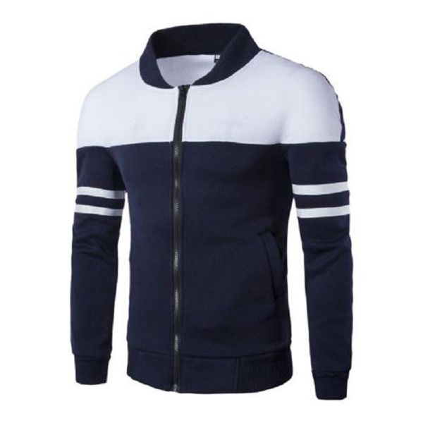 Fashion Men Slim collar jackets fashion jacket Tops Casual coat outerwear M-3XL