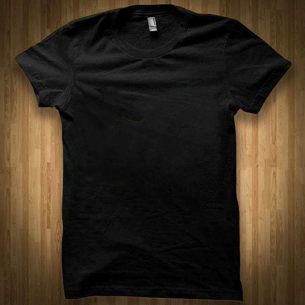 Half Sleeve Black Color T-Shirt For Men