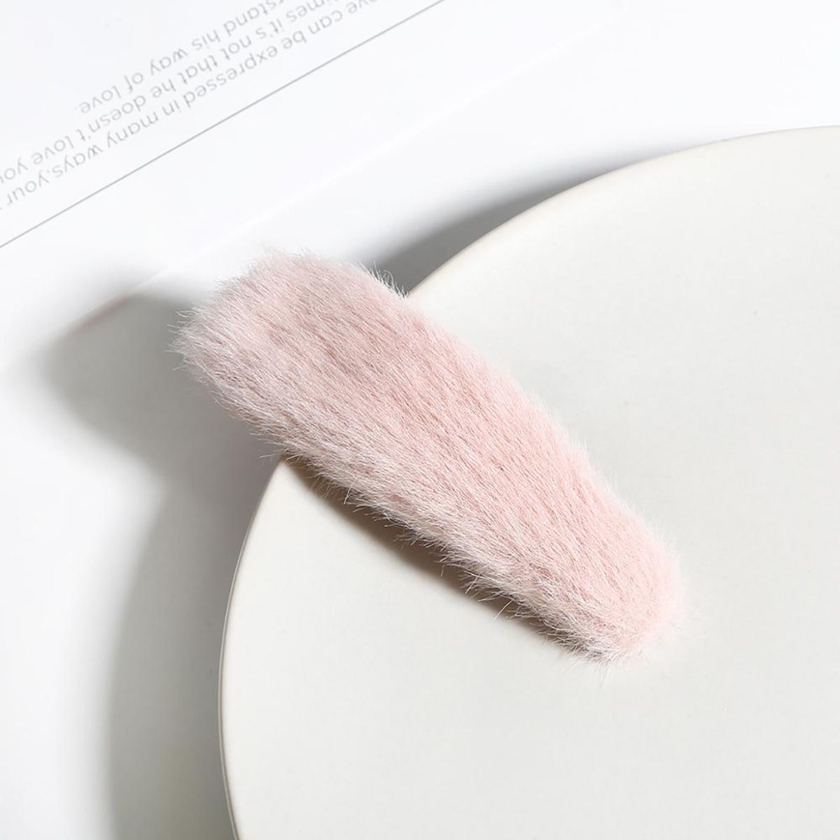 1pc 8cm Snap Fuzzy Hair Clips for Hair Clip Pins BB Hairpins Color Metal Barrettes for Girls Women Girls Styling Accessories