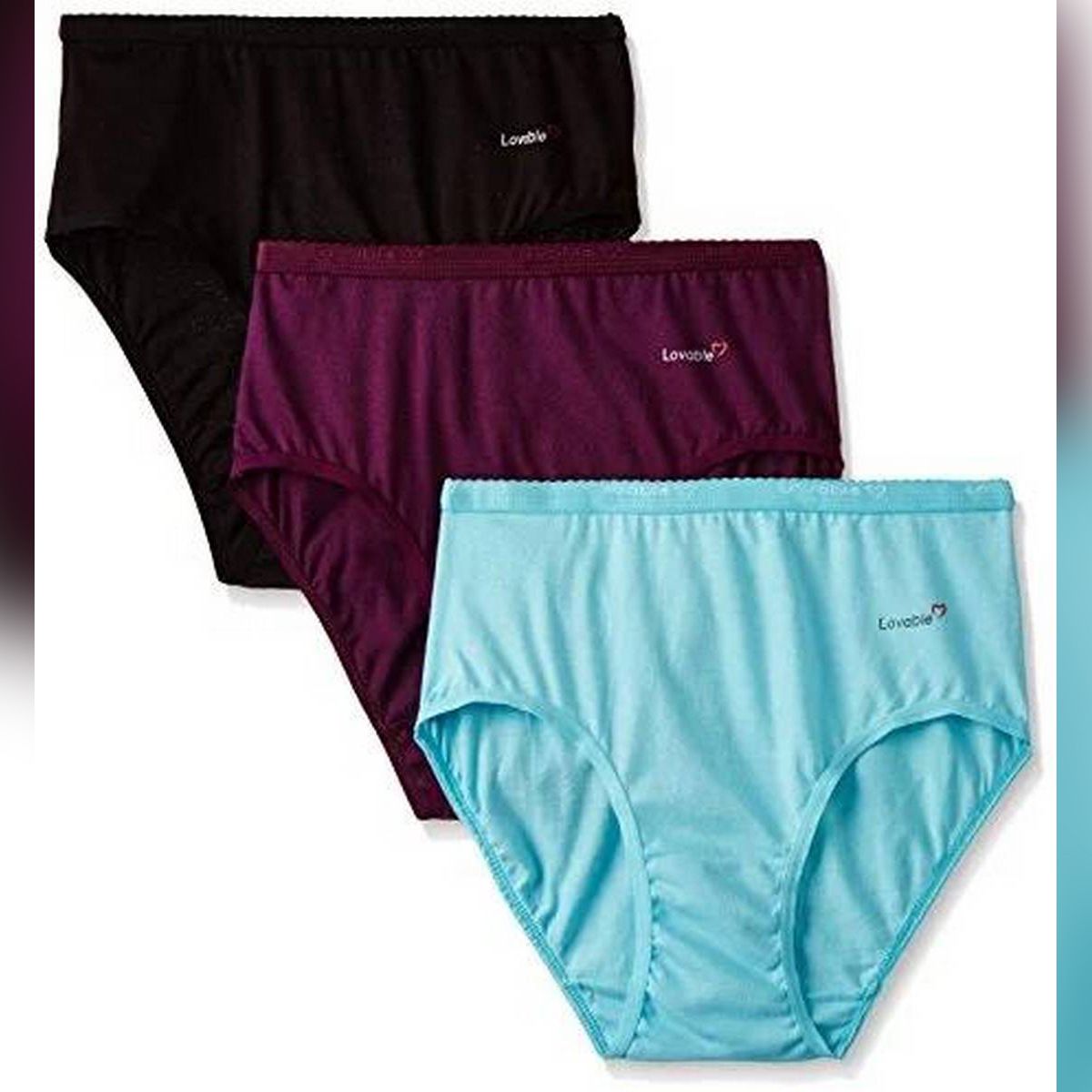 Multi Color Cotton Panty Set For Women - 3 Pieces