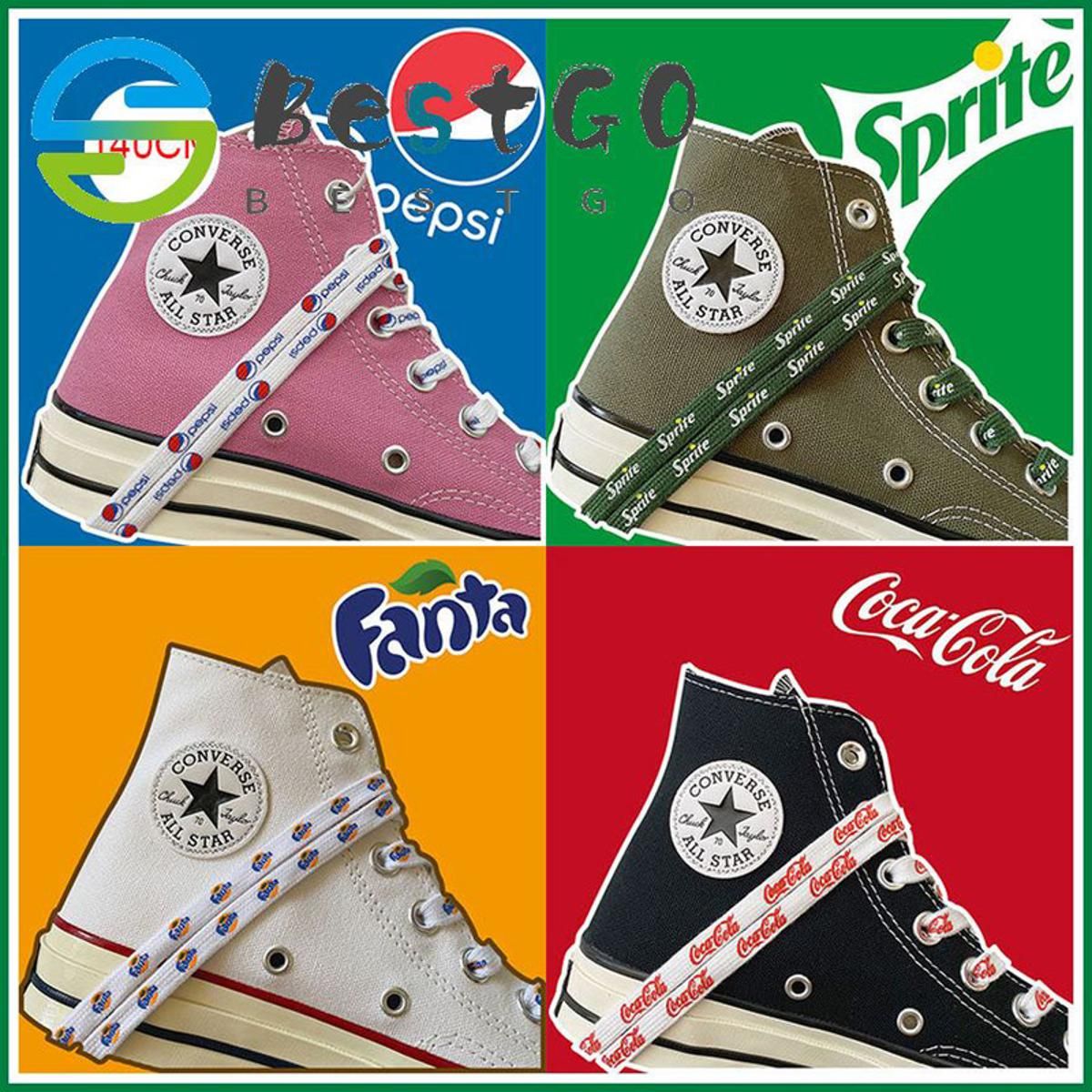 1 Pair Special Design Shoelace Cute Kaws Pattern Girl Summer Canvas Shoes Board Shoes Lace 140cm