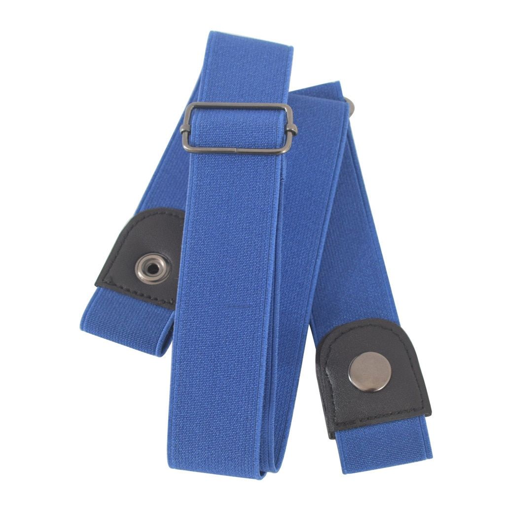 Invisible Lazy Buckle-Free Elastic Waist Belt Stretchy Women Men For Jean Pants Dress Waistband Adjustable No Hassle Girdle Band