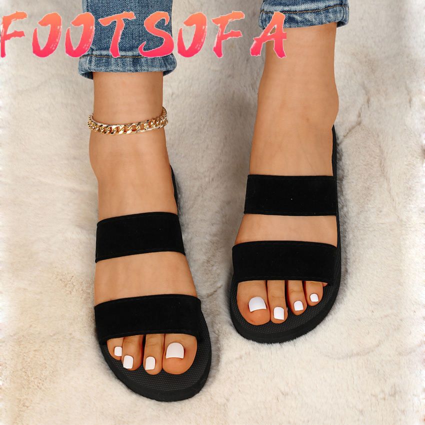 Summer Men Sandals Men Shoes Beach Casual Sandals Sewing Flat Slippers Outdoor Slip-On Plus Size Male Slides Beach Shoes