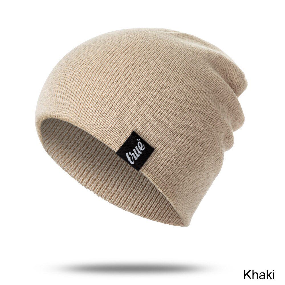 Winter Hats for Women Men Knitted Hat Female Solid Color Cotton Men Skullies Beanies Unisex Elasticity Knit
