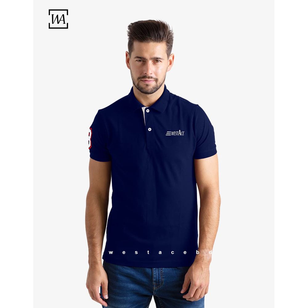 Westace Mens Half Sleeves Polo T-shirts