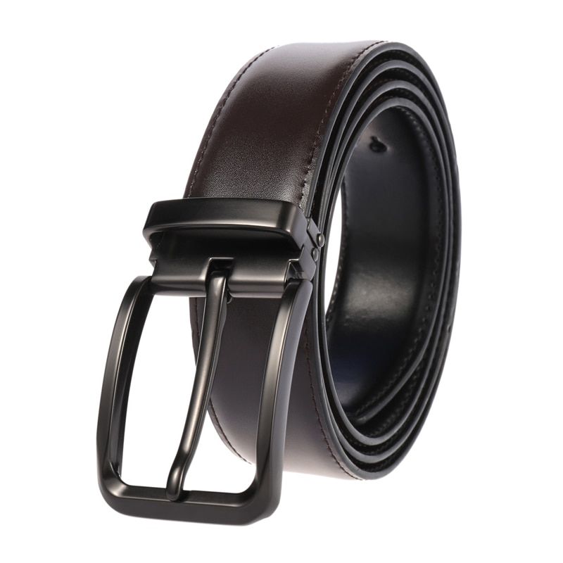 medyla Classic Leather Belt For Men Luxury Business Male Cowhide Leather Belts 3.5cm Casual Pin Buckle Belt For Men Dropshipping