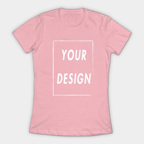 EU Size Custom T Shirt Female Add Your Own Design Print The Text Picture Women High Quality 100% Cotton T-shirt