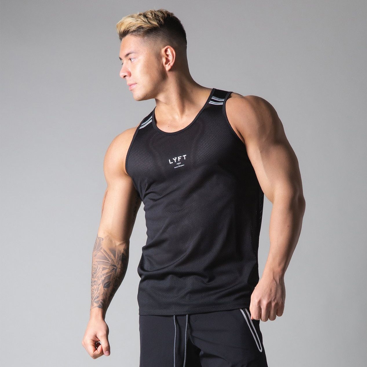Summer New Men quick-dry Tatop Gyms Workout vest Fitness Bodybuilding sleeveless shirt Male Singlet clothing Undershir