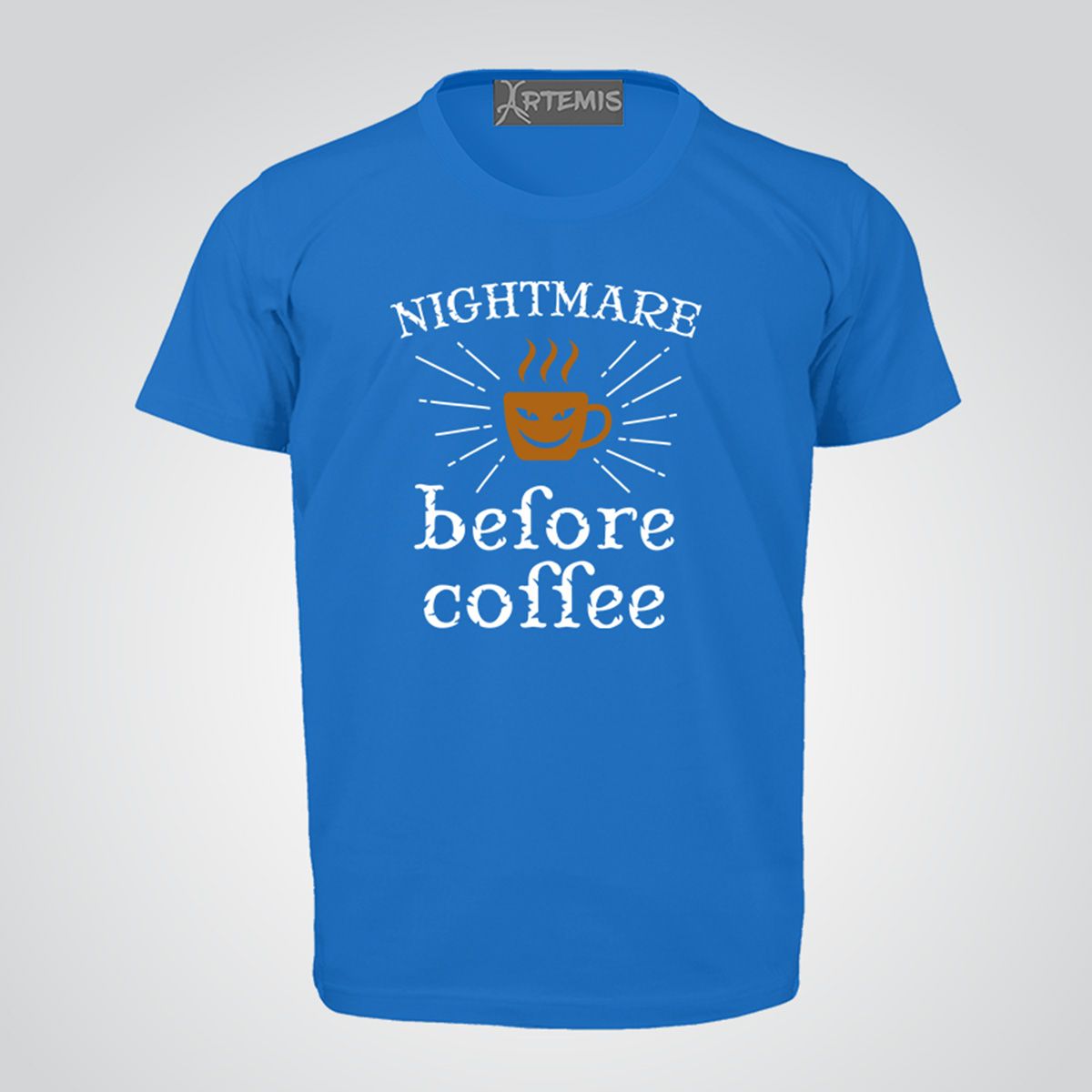 Nightmare Before Coffee  -  Premium Unisex/ Men T-shirt By Artemis