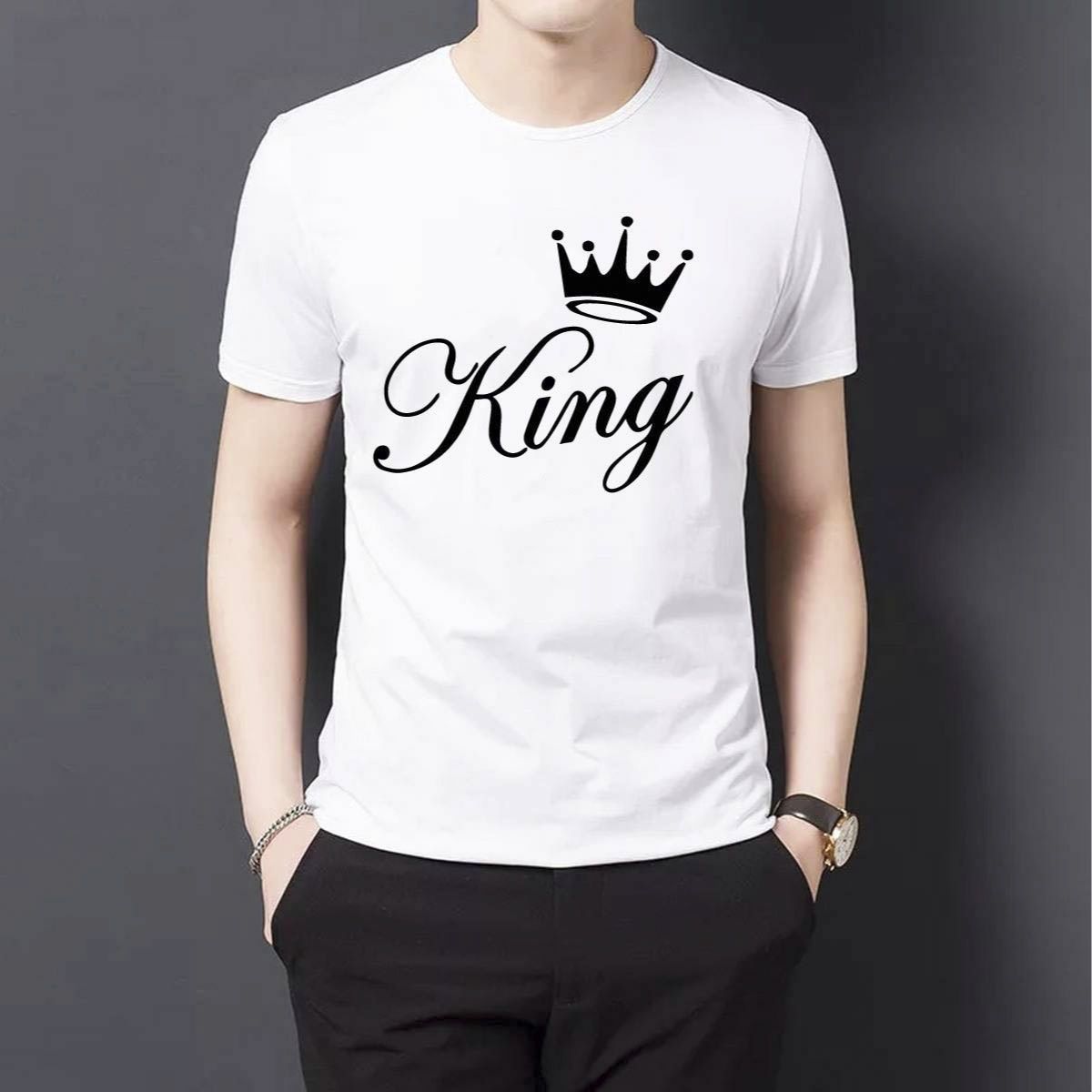 King Casual Half Sleeve T-Shirt For Men'S - T Shirt For Man - T Sirt